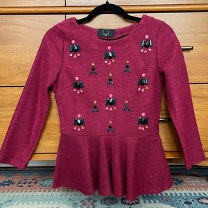 dolce vita Peplum Sweater